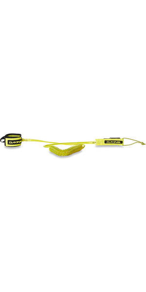 2018 Dakine SUP 10'x3 / 16 "Correa en el tobillo en espiral Sulphur 10001090