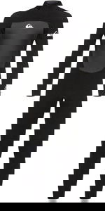 2018 Quiksilver Boys Prólogo 5/4 / 3mm Voltar Zip Wetsuit Preto EQBW103040