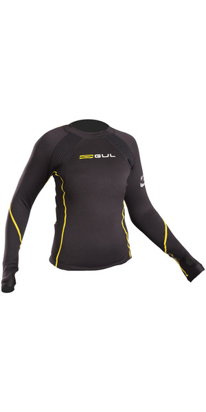 2019 GUL Evotherm Junior Thermal Long Sleeve Top BLACK EV0062-B3