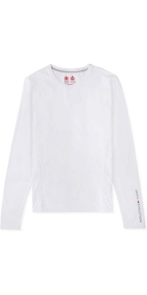 2019 Musto Damen Evolution Sunblock Long Sleeve T-Shirt Weiß EWTS009