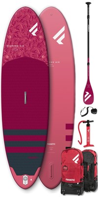 2023 Fanatic Diamond Air 10'4 Inflatable Sup Package - Board, Bag, Pump & Paddle