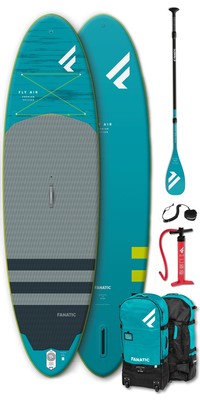 2023  Fanatic Fly Air Premium 10'8" Inflatable SUP Package - Board, Bag, Pump & Carbon 35 Paddle