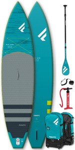 2023 Fanatic Ray Air Premium 13'6" Aufblasbares Sup-Paket - Board, Tasche, Pumpe & Carbon 35 Paddel