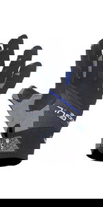 2023 Gul CZ Winter Short Finger Sailing Gloves Black GL1242-B6