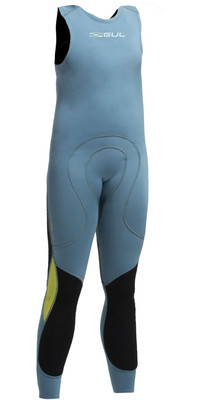 2019 Gul Code Zero Junior 1MM Flatlock Long John Wetsuit Pewter CZ4315-B2