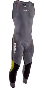 2022 Gul Masculino Code Zero 1mm Long John Wetsuit Cz4309 -b9 - Cinza