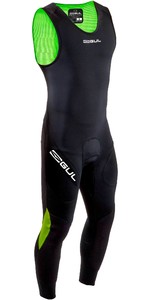 2022 GUL Mens Code Zero 3mm Long John Wetsuit CZ4207-B9 - Black