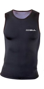 2021 GUL Mens Response 1.5mm Neoprene Vest RE7302-B9 - Black / Grey