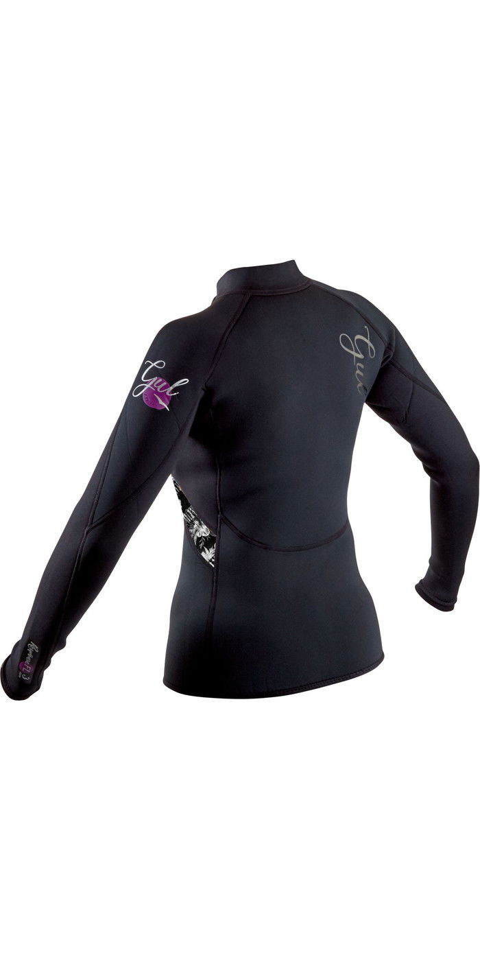 Giacca In Neoprene Flatlock 3mm Response 2020 Gul Donna Re6305b7 Nera RE6305B7 Wetsuit