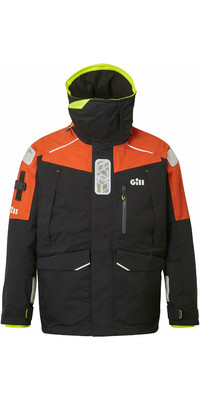 2023 Gill Mens OS1 Ocean Sailing Jacket OS13J - Graphite / Orange
