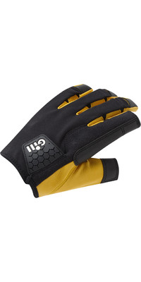 2024 Gill Pro Long Finger Sailing Gloves 7453 - Black