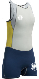 Gul Womens Surflite 3mm Flatlock Short Jane INK BLUE SL5301-A7