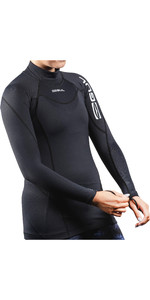 2023 Gul Dames Recore Lange Mouw Uv Rashguard Rg0331-b9 - Zwart