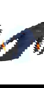 2019 Gul Xola chaleco de manga larga azul / naranja RG0339-B4