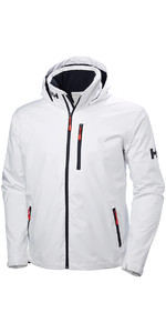 2021 Helly Hansen Hooded Crew Mid Layer Jacket WHITE 33874