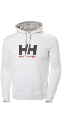 2023 Helly Hansen Hh Logotipo Moletom Com Capuz Branco 33977