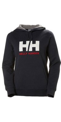 Helly Hansen Felpa Con Cappuccio Hh Logo Donna Helly Hansen 33978 - Navy Helly Hansen