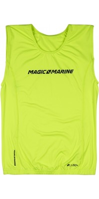 2022 Magic Marine Men's Brand Overtop Sans Manches Gilet Mmmbos - Flash Jaune