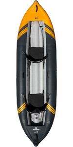 2022 Aquaglide Mckenzie 125 2-Personen-Wildwasserkajak Amww2 - Navy / Orange