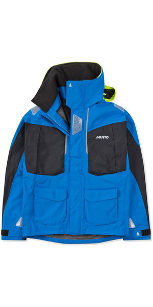 2019 Musto Mens BR2 Offshore Jacket blu brillante / nero SMJK052
