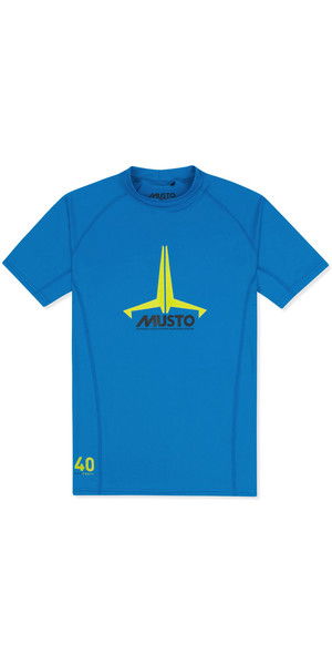 2019 Maglietta Musto Junior Insignia UV Fast Dry SS Blu brillante SKTS011