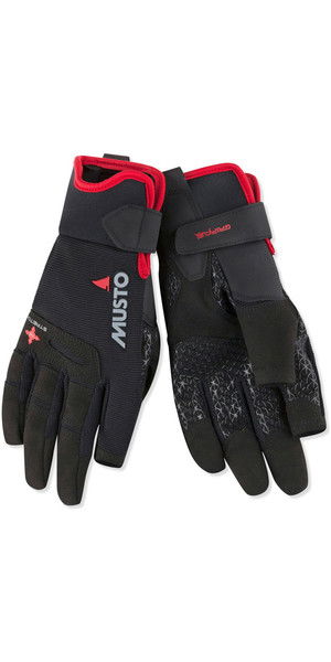 2019 Musto Perfomance Sailing Long Finger Guantes negro AUGL004