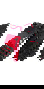 2023 Musto Performance Segeln Kurzfingerhandschuhe Rot Augl005