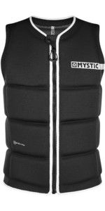 2023 Mystic Brand Front Zip Wake Impact Vest 200183 - Black