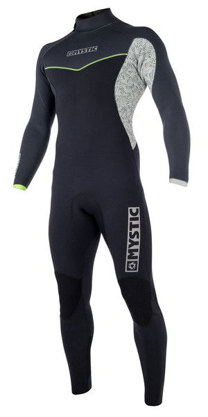 2018 Mystic Drip 3 / 2mm GBS Back Zip Muta NERO / GRIGIO 180015