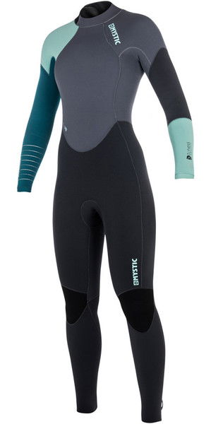 2018 Mystic Dutchess Womens donna con zip posteriore da 5 / 4mm Teal 180027