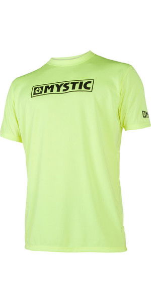 2019 Mystic Star S / S Loosefit Quick Dry Rash Vest Lime 180107