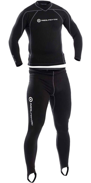 Haut à couche intermédiaire et pantalon noir 2018 Neil Pryde Thermalite