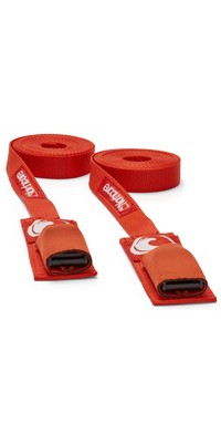 2024 Northcore Roof Rack Straps / Tie Downs 3.6M NOCO22 - Red