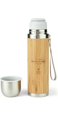 2023 Northcore Bamboo & Stainless Steel Flask  With Mug 360ml NOCO97B