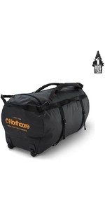 2021 Northcore Wheeled Duffel Bag 110L NOCO123DB - Black / Orange