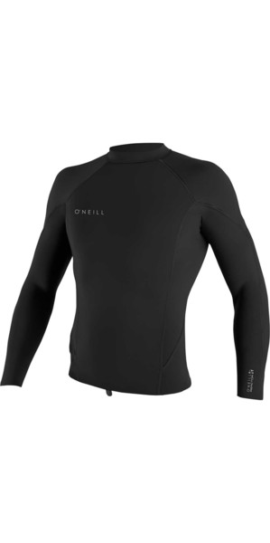 2019 O'Neill Reactor II 1,5 mm neopren langærmet top sort 5080