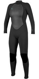 2023 O'Neill Womens Reactor II 3/2mm Back Zip Wetsuit 5042 - Black