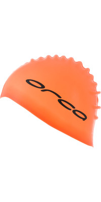 2024 Orca Silicone Swim Cap DVA00050 - Orange
