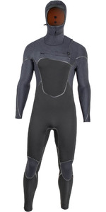 Hotline Wetsuits Mens Reflex 2.0 5/4 mm Full Suit Hooded Black
