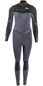 2021 Prolimit Dames Oxygen 6/ 4mm Thermische Rebound Freezip Wetsuit 25030 - Zwart / Wit