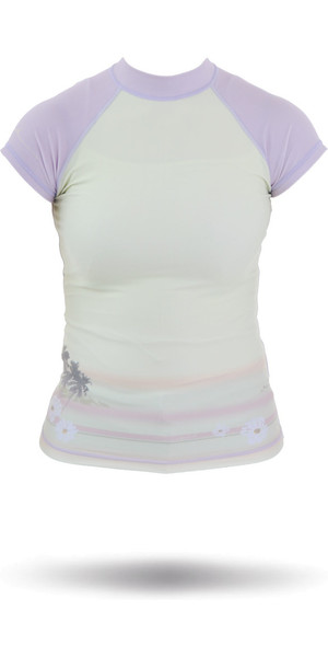 Rip Curl Core - Bali Rash Weste in Grün / Purpur W7305W