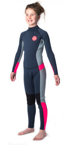 2019 Rip Curl Junior Dawn Patrol 4/3mm Back Zip Wetsuit PURPLE WSM8BJ