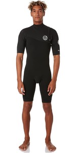 2022 Rip Curl Mens E-Bomb 2mm Zip Free Shorty Wetsuit WSP3AE - Black