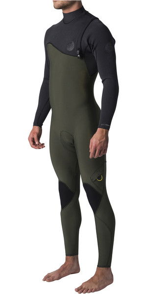 2019 Rip Curl Flashbomb 3 / 2mm Zip Free Wetsuit BLACK / GREEN WSM8RF