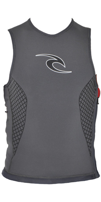 Rip Curl H-Bomb Heated Vest Charcoal WVE5HM - Wetsuits - Rash Vests ...