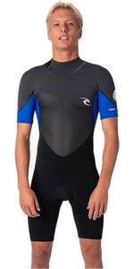2021 Rip Curl Mens Omega 1.5mm Shorty Wetsuit WSP8CM - Blue