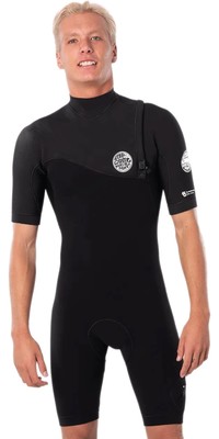Rip Curl Mens E-Bomb 2mm Zip Free Shorty Wetsuit  WSP8AE - Black