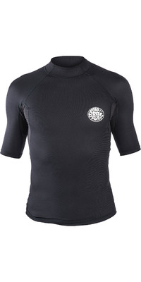2023 Rip Curl Mens Hotskin 0.5mm Short Sleeve Neoprene Jacket Black WVE8HM