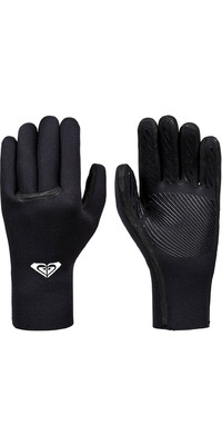 2021 Roxy Syncro Plus 3mm Liquid Flex Seal Neoprene Gloves ERJHN03150 - Black
