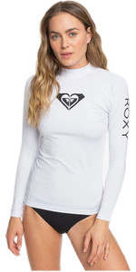 2020 Roxy Womens Enjoy Waves Long Sleeve Rash Vest ERJWR03368 - Bright White